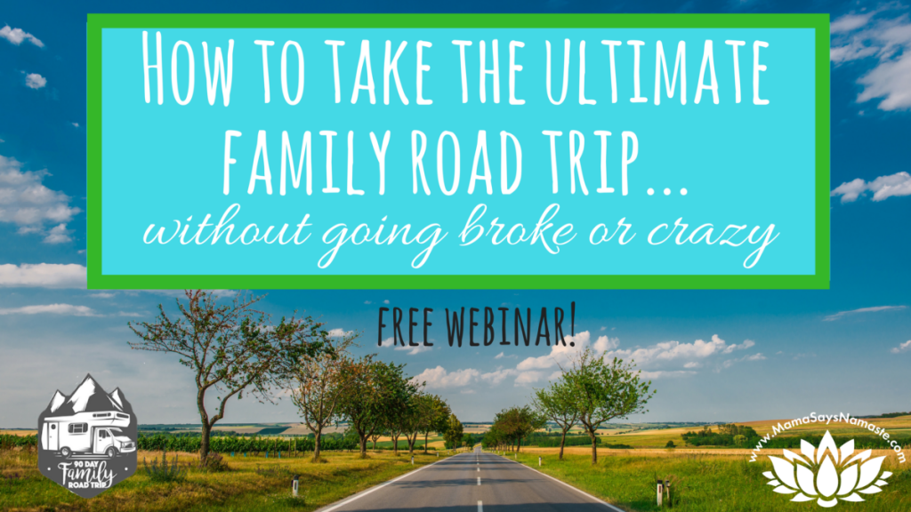 How to take the ultimate family road trip without going broke or crazy. Free webinar